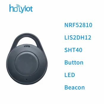  Holyiot nRF52810 Eddystone ibeacon tag Акселерометр SHT40 Температура Влажность Bluetooth 5.0 низкоэнергетический Модуль ble Beacon