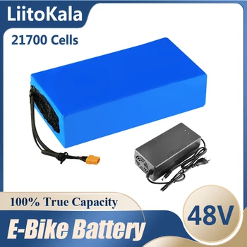 LiitoKala 48V 20Ah 30Ah 40Ah 50Ah 25Ah Ebike Аккумулятор для электрического велосипеда Аккумулятор для велосипеда Мощный электрический велосипедный аккумулятор 48V5A