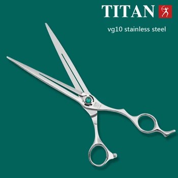  TITAN профессиональные ножницы для стрижки домашних животных, инструменты для стрижки собак, Ножницы для стрижки домашних животных 7,5 дюймов