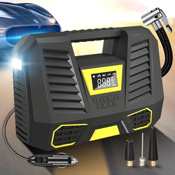  Насос для накачки автомобильных шин с Цифровым дисплеем LS 150PSI Портативный Автомобильный воздушный компрессор 12V Электрический насос со светодиодной подсветкой для мотоцикла