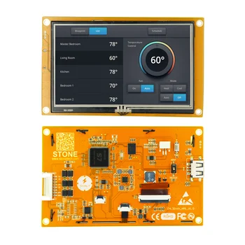  Поддержка модуля графического ЖК-дисплея HMI 4,3 дюйма с сенсорной панелью для ST MCU/ESP32 MCU