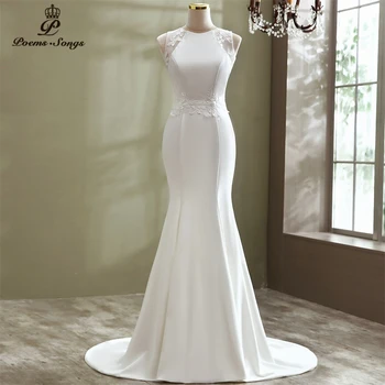  Реальное фото Элегантное свадебное платье русалки в стиле русалки, свадебное платье robe de mariee, vestidos de novia sereia, платья невесты